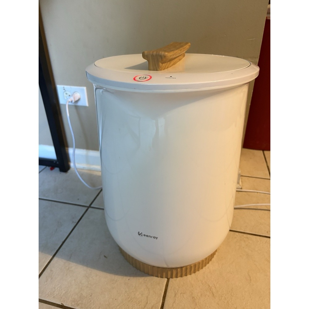 KEENRAY Towel Warmer Luxury Blanket Warmer Bucket White CL1 450W Spa Bathroom